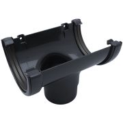 Воронка желоба D80 (3 м) FINEBER, графит