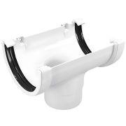 Воронка желоба D80 (3 м) FINEBER, белый